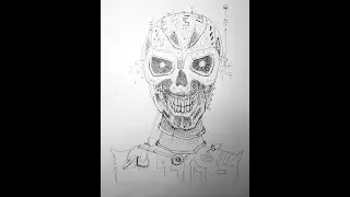 Terminator #darkarts #terminator #robot #sketch