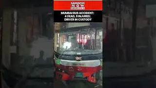 Mumbai BEST Bus Accident: 4 Killed, 9 Injured In Bhandup; Driver Taken Into Police Custody #shorts