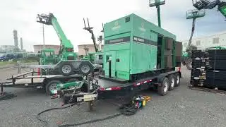 lot 52 MQ Whisperwatt Power 320KW 400kVa Mobile Generator DCA-400SSI4F
