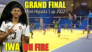 Grand Final Mini Hipada Cup 2022,Iwa Alhuda on fire,set 1,2,3/poin+38 di set 3.