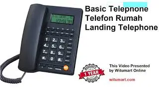 Home Telephone l Single Line Phone | Caller ID Telephone l Telefon Telekom &ndash; Warranty 1 Year