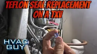 Replacing Leaking Seals On A Trane TXV! #hvacguy #hvaclife #hvactrainingvideos