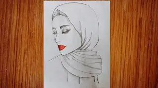 Hijab Queen Drawing| Dream sketcherzz|