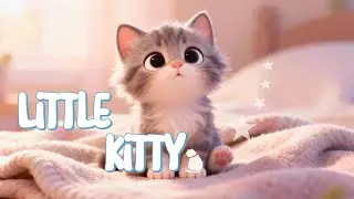 Little Kitty Paws So Small 🐾 | Cat Nursery Rhyme for Kids | Cute Animal Song