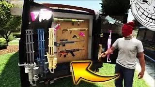 JE VENDS DES ARMES RARES ET LES MODIFIE POUR LES JOUEURS - GTA 5 TROLL MOD MENU