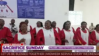 FAMILY SERVICE | THE FOURTH SUNDAY OF EPIPHANY | SACRIFICE SUNDAY |  MRS  FAITH KABIRU