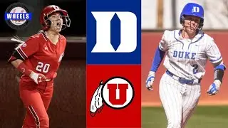 #20 Duke vs Utah Highlights | 2022 College Softball Highlights