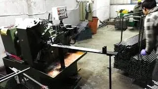 FEDA manual thread rolling machine for making thread on long pipe