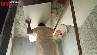 Pop false ceiling designs bathroom ||DIY GYPSUM & GYPSUM BOARD