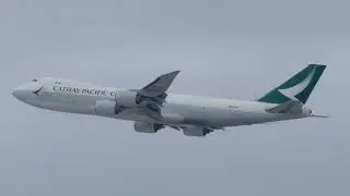 Boeing 747-867F B-LJG CPA2081 Cathay Pacific departing Chicago ORD on 12/12 at 0405 PM