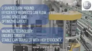 Quick-U Turn and Magnetic Can Conveyor