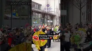 Fasching Vibes in Munich are 🔥❤️🇩🇪 #munich