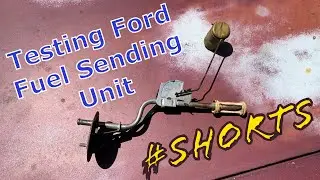 Testing Old Ford Fuel Sending Unit For Gas Gauge #Shorts