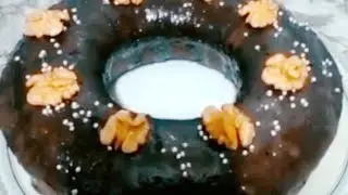 كيكة شوكولاتة سهلة جدا ،لذيذة،آقتصادية،سريعةوشكل رائع من مطبخ شريفة  How ?to make a chocolate cake