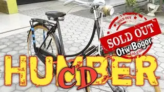Pengiriman sepeda onthel humber dames seri CD original ke Bogor 