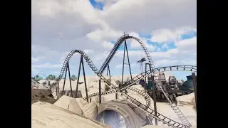 POV on ride of GALACTICA at FantasyLand park!