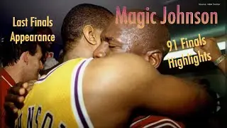Magic Johnson 91 Finals Highlights