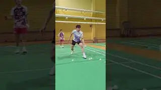 Training split-second reactions🔥#배드민턴#Badminton#แบดมินตัน#羽毛球#cầul&ocirc;ng#バドミントン