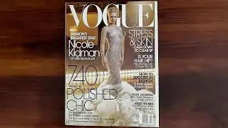Vogue September 2003 Nicole Kidman, Hugh Jackman, Katie Holmes | ASMR Magazine Flip Through