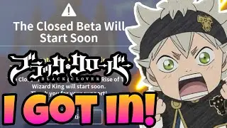 Black Clover Mobile - I Got Into The CBT! *NEXT BEST GAME*
