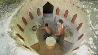 Building The Most Secret Underground House And Water Slide To Swimming Pool Underground