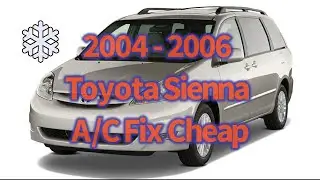 Реле кондиционера Toyota Sienna 2004–2006 гг. | Диагностика | Недорогой ремонт!!