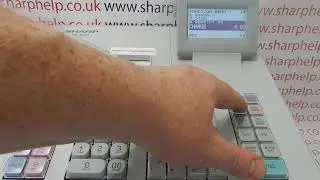 How To Print Copy Customer Till Receipt Sharp XE-A307 / XE-A407 / XE-A507 Cash Register