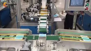 3ply Elastic Earloop Mask Machine with 2 Mask Packing Machines