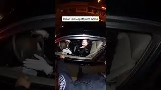 Michael Jackson Driving stopped by police #memes #automobile #michaeljackson #bodycam #car