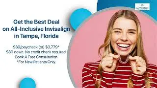 Invisalign: Clear, Comfortable, Effective. $89/paycheck or $3,779*. Bood Free Consultation