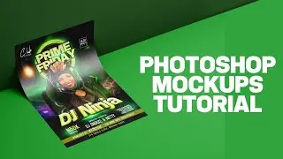 How to Make Mockup in Photoshop //  Mockup Photoshop Tutorial  //  Mockup Design  // Flyer Mockups