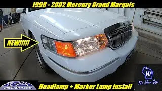 1998-2002 Mercury Grand Marquis Headlight + Corner Marker Light Install