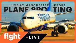 &diams;️ LIVE Wet Manchester Airport Plane Spotting - 10/11/25