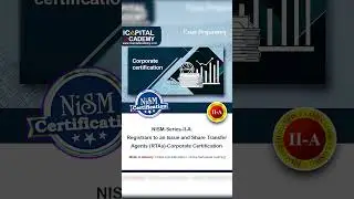 NISM Series II A: Registrars and Transfer Agents (Corporate) Certification