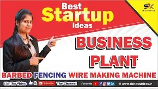 Chain Link Fencing Business 😍😍 Barbed Wire Making Machine|| Best Business