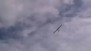 Жёсткая посадка планера E Hawk  F5B/7 .