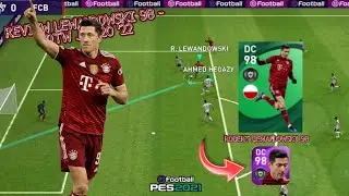 Review Featured Player DC 98 Rated LEWANDOWSKI / Pes 2021 Mobile