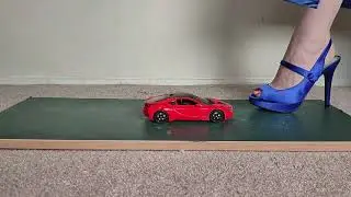 Lily Kink Vs BMW I8 in heels Preview