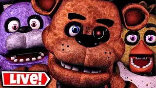 BEATING FIVE NIGHTS AT FREDDY'S 1 FOR THE FIRST TIME LIVE