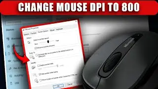 Как изменить DPI мыши до 800 (руководство)