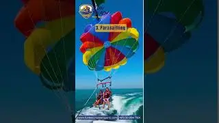 From the ocean to the sky+971 50 694 7764#FunBeach #JetSki #JetCar #Parasailing
