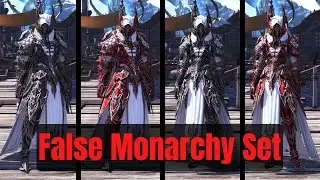 FFXIV: False Monarchy Set: All Races + Dyes showcase