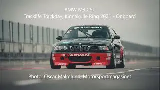 Onboard BMW M3 CSL Racecar - Tracklife Trackday, Kinnekulle Ring 2021