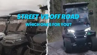 Off-Road vs. Street-Legal! Which Golf Cart is RIGHT for You?