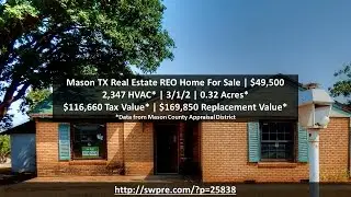 Mason TX Real Estate Home For Sale |  Stefanovs | SWPRE |  Real Estate Philanthropy