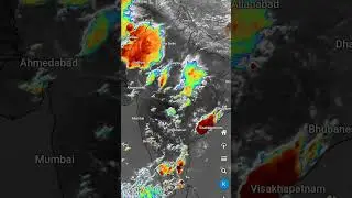 Live Satellite image.Activities in parts of N.W, Central,South,A.P,East india