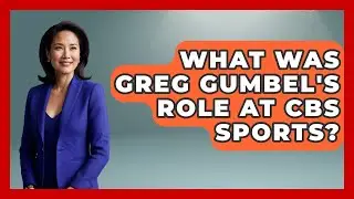 What Was Greg Gumbel's Role at CBS Sports? | Epic Sports Tales