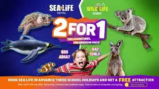 2 for 1 Attractions this school holidays