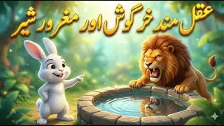 عقل مند خرگوش اور مغرور شیر.....The Clever Rabbit and the Proud Lion|Kids Learning Cartoo