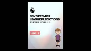 Gameweek 9 Review Pt2 #premierleague #football